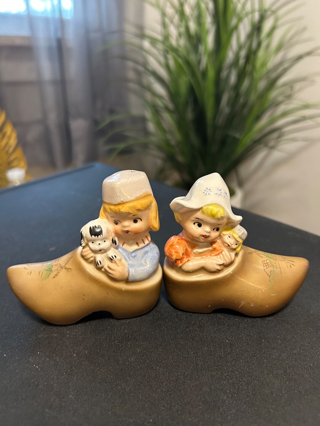 Vintage Dutch Boy and Girl Salt and Pepper Shakers 1950’s - Etsy