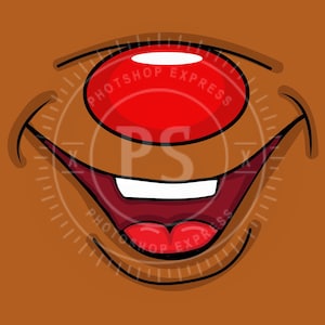 Rudolph the red nose Reindeer Christmas Face Mask Pattern