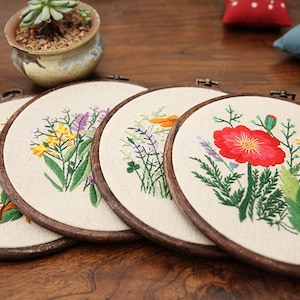 DIY Embroidery Kit beginner, Beginner Embroidery kit, embroidery set cross stitch, Hand Embroidery Kit, Needlepoint, Kits DIY embroidery set