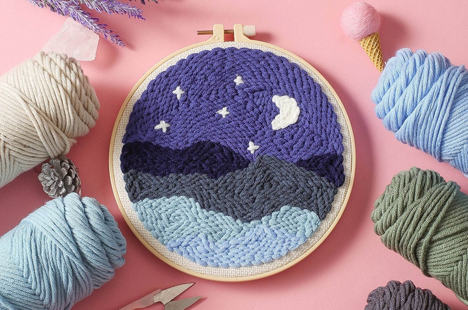 Punch Needle Kit for Beginner Beginner Punch Needle Kit With Etsy