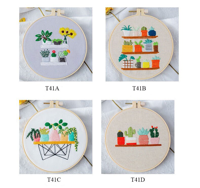 Beginner Embroidery Kit- Floral Florish