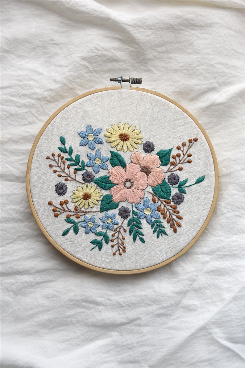 Beginner Friends DIY Embroidery Kit. Gift Ideas For Her. Gift