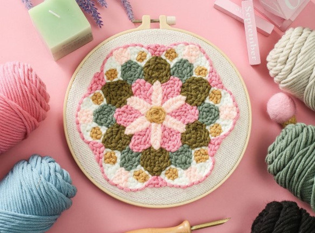 Punch Needle Kit for Beginner, Beginner Punch Needle Kit With