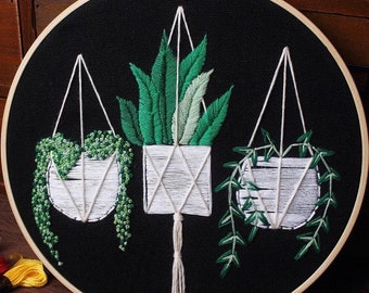 Embroidery Kit Beginner, Full Kit with Hoop, Cloth, Color Floss, Needles and instruction, DIY Craft Kit Needlepoint Hoop Wall Art Kit