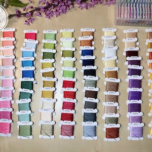 Embroidery Floss for Cross Stitch, Embroidery Thread String Kit, 80 Skeins, 40 Skeins, 50 Skein and Floss Bobbins with organizer storage box