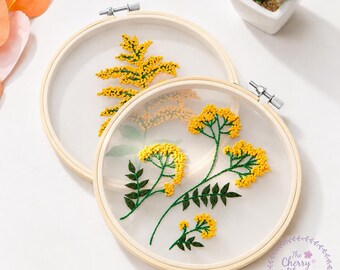 DIY Embroidery Kit beginner, Beginner Embroidery kit, embroidery kit cross stitch, Hand Embroidery kit, Needlepoint, DIY Craft Kit for adult