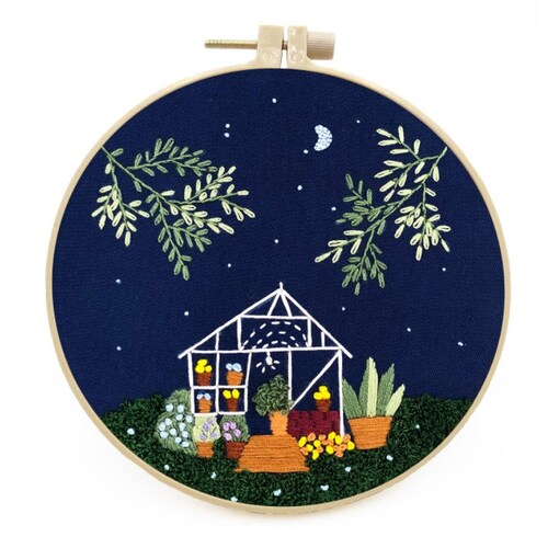 Dream House Embroidery Wall Art House Warming Gift Etsy