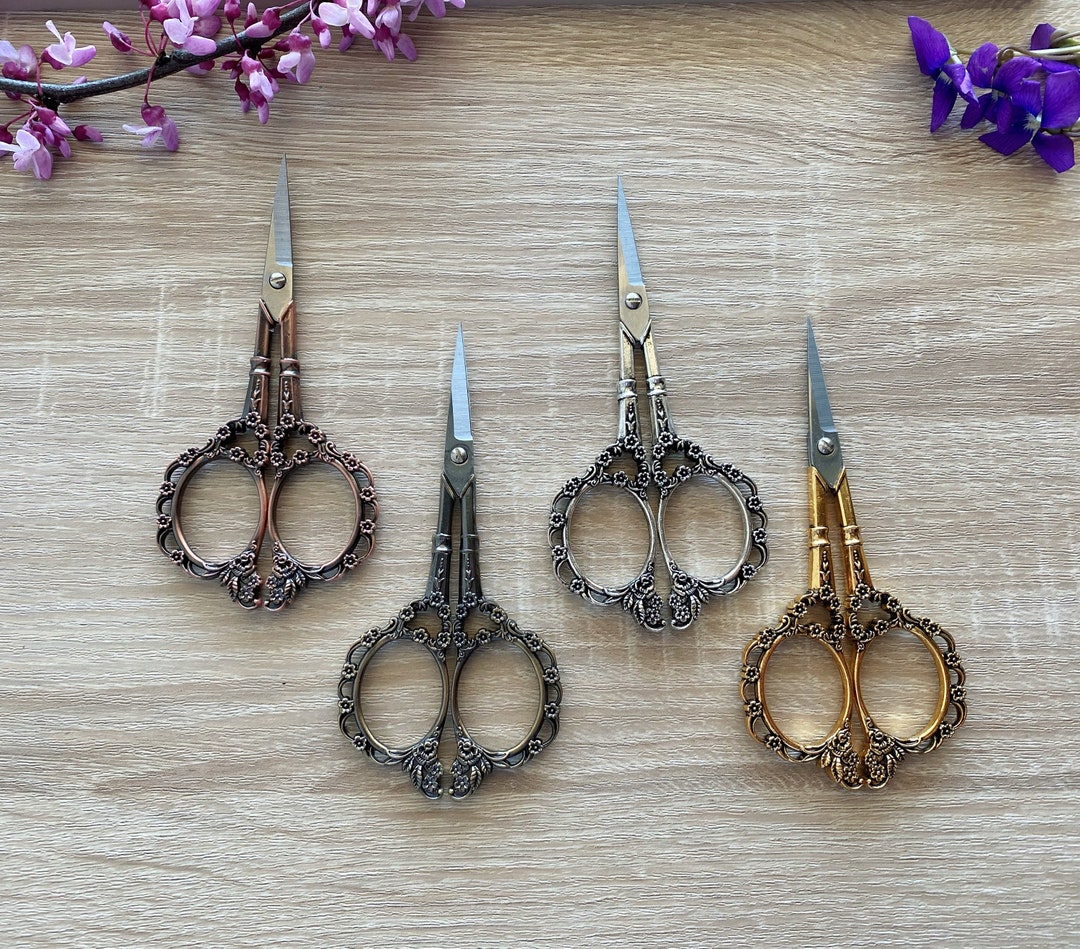 Embroidery Scissors, Cherry Blossom Scissors, Floral Embroidery ...