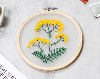 DIY Embroidery Kit beginner, Beginner Embroidery kit, embroidery kit cross stitch, Hand Embroidery kit, Needlepoint, DIY Craft Kit for adult