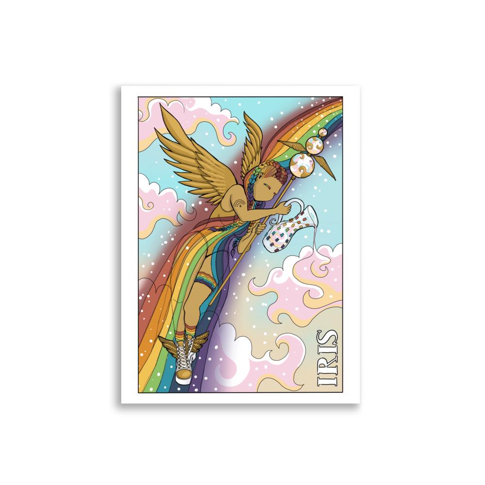 Iris Goddess Poster: Greek Mythology Art Print - Etsy