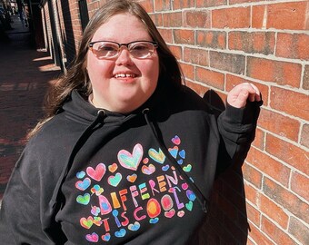 Different is Cool Unisex Hoodie