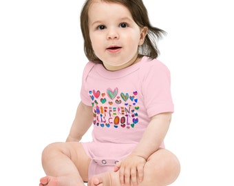 Different Is Cool Short Sleeve Baby Onesie