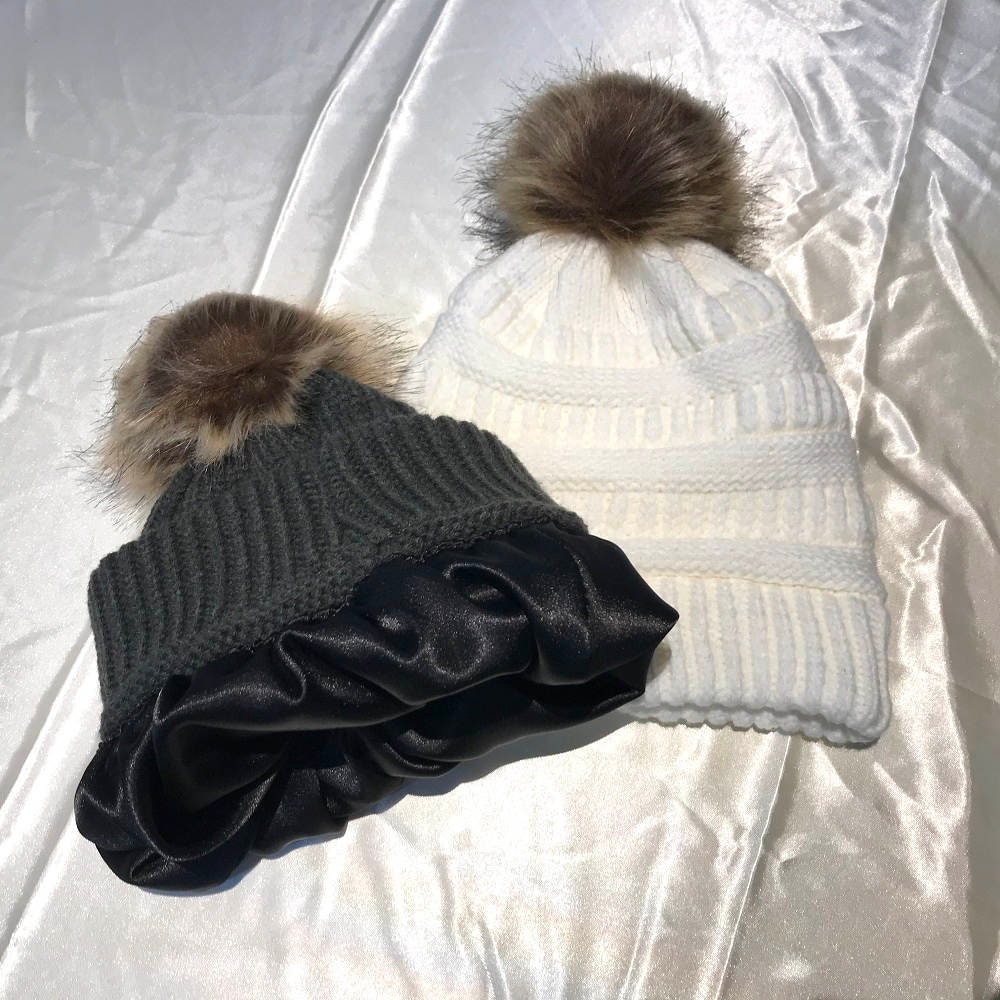 SILKLINED TOQUES /Satin lined Winter Hat Beanie Hat with Etsy