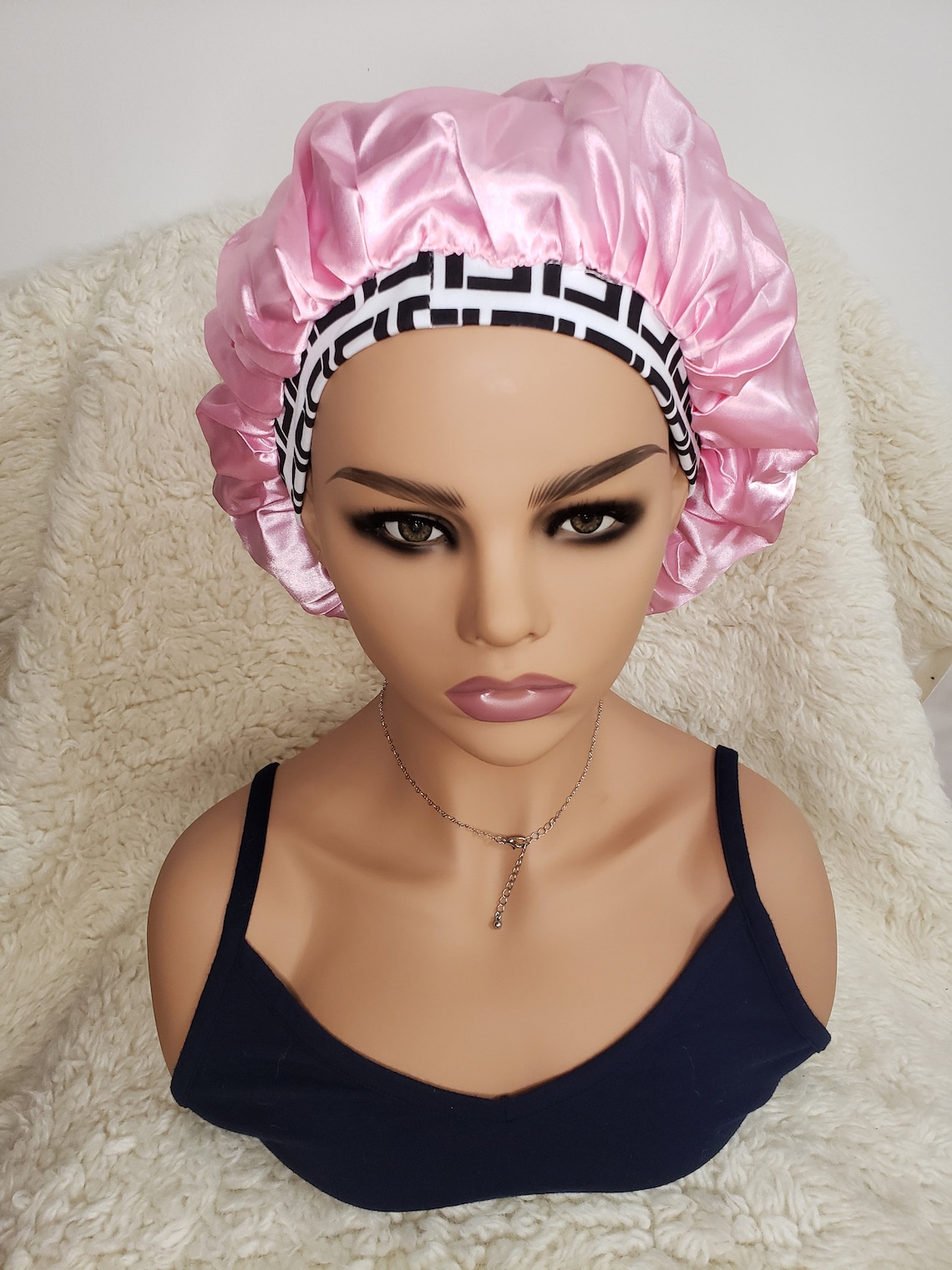 SILKY SLEEP CAP Satin Hair for Natural hair Etsy
