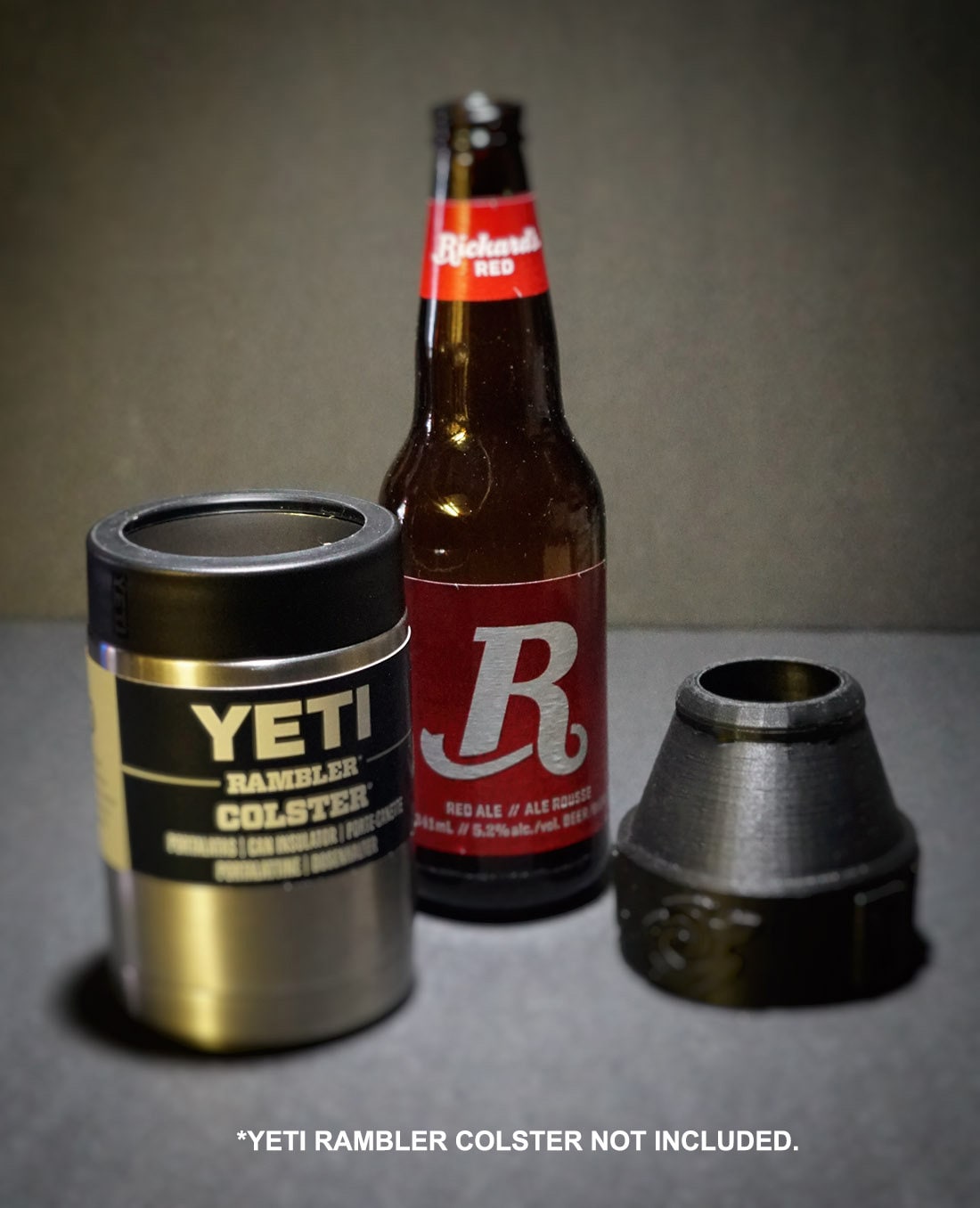 Long Neck Bottle Extender V2.0 for YETI Rumbler Colster/ozark