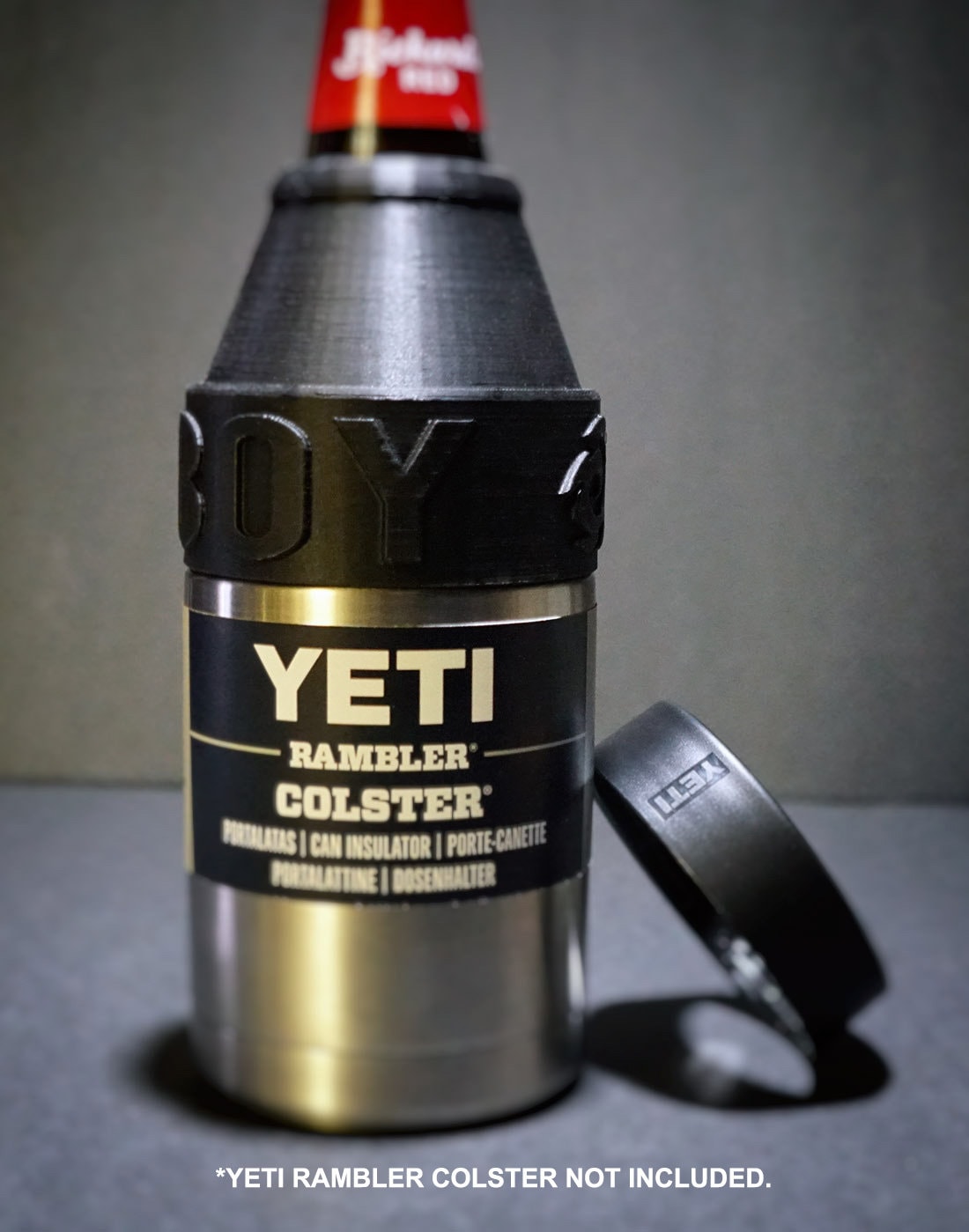 Long Neck Bottle Extender V2.0 for YETI Rumbler Colster/ozark Trail Coolers  QTY: 1 