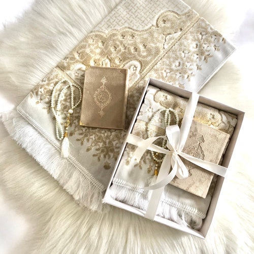 Personalised Prayer Mat With Embroidery Teal. Sejadah Salah Etsy UK