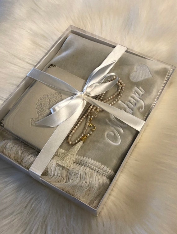 Gebetsteppich mit Namen | gebetsteppich personalisiert  |Ramadan |Ramadan gift box |Ramadan Gift |eid gift |eid mubarak |nikah |islamic gift