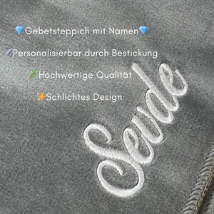 Personalisierter Gebetsteppich