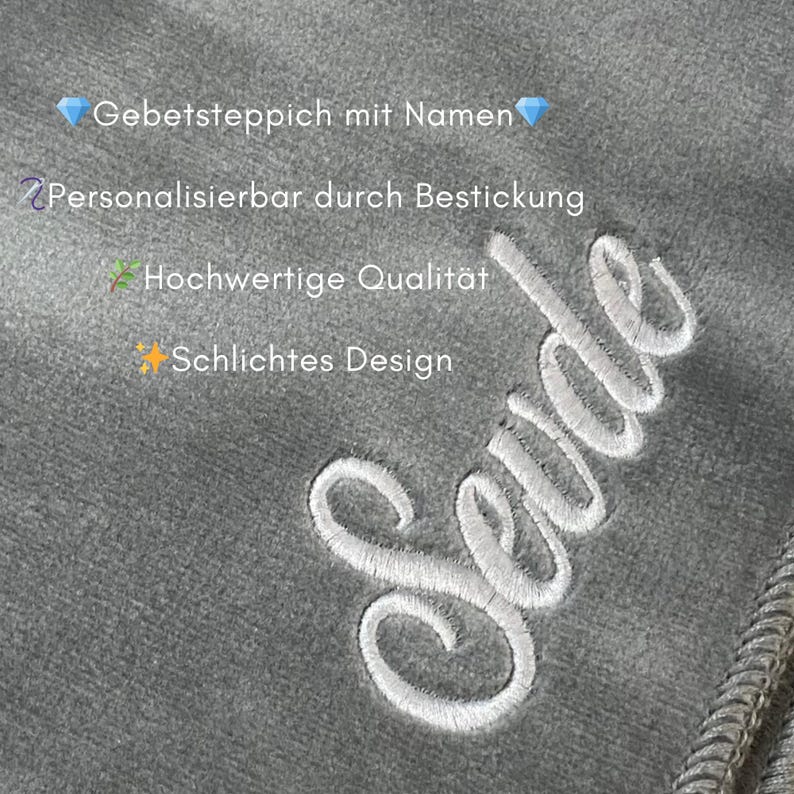 Personalisierter Gebetsteppich