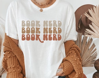 Book Nerd Shirt, Bookish Shirt, Reading Shirt, Poet Shirt, Literature Shirt, Librarian Shirt, Retro Gift, Aesthetic Clothes, Indie T Shirt