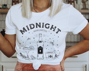 Midnight Margaritas Shirt, Practical Magic Shirt, Witch Aesthetic, Witch Clothes, Halloween Shirt Women, Witchy Vibes, Halloween Clothes