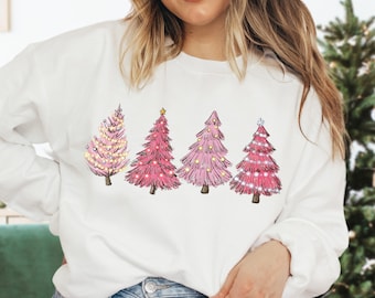Christmas Trees Sweatshirt, Christmas Tree Sweatshirt, Christmas Tree Shirt, Christmas Tree Farm, Mom Sweater, Holiday Apparel for Women