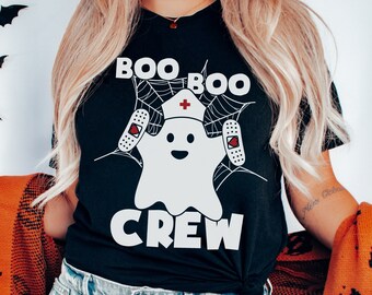 Boo Boo Crew Shirt, Halloween Nurse Shirt, Registered Nurse Shirt, LP, RN, ER Nurse, Pediatric Nurse Shirt, Nurse Life Shirt, New Grad Nurse