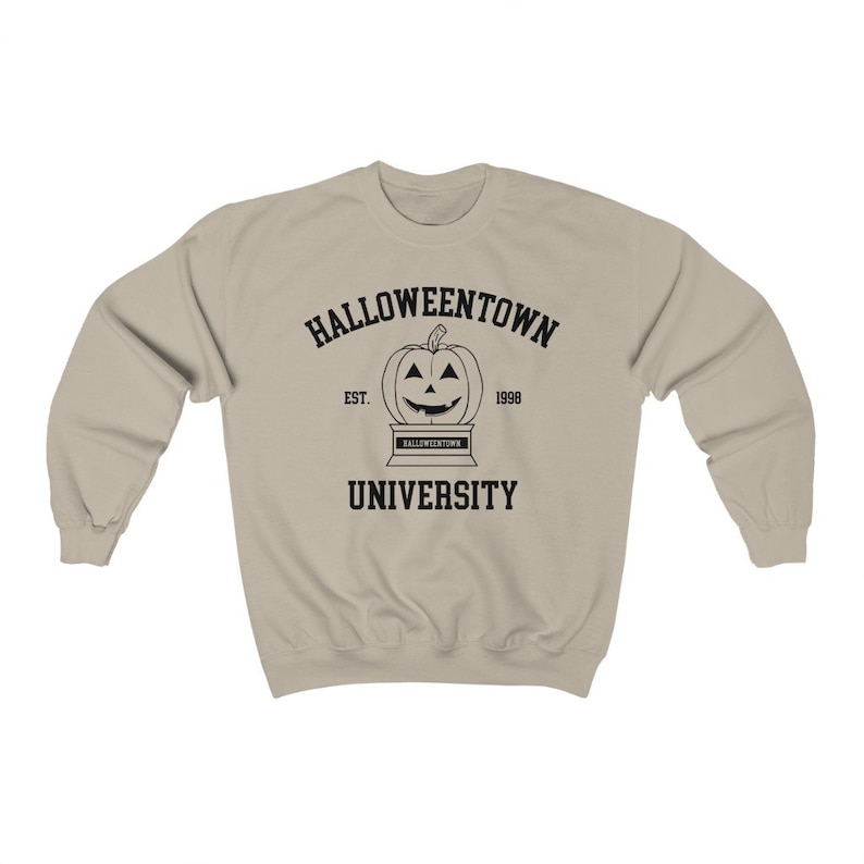 Sudadera de la Universidad de Halloweentown, Sudadera de Halloweentown, Camisa de Halloweentown, Sudadera de Halloween, Película de Halloween, Suéter de Halloween imagen 2