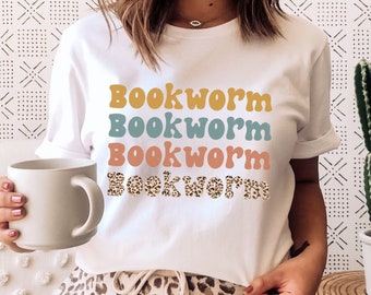 Bookworm Shirt, Bookish Shirt, Reading Shirt, Book Shirt, Poet Shirt, Literature Shirt, Librarian Shirt, Retro, Aesthetic Clothes, Indie T