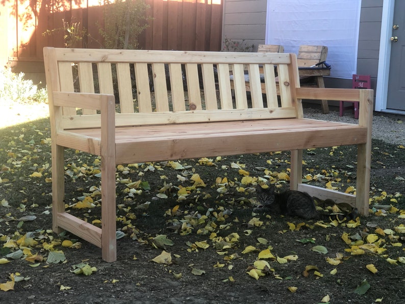Handmade wooden garden benches Available Only in San Etsy