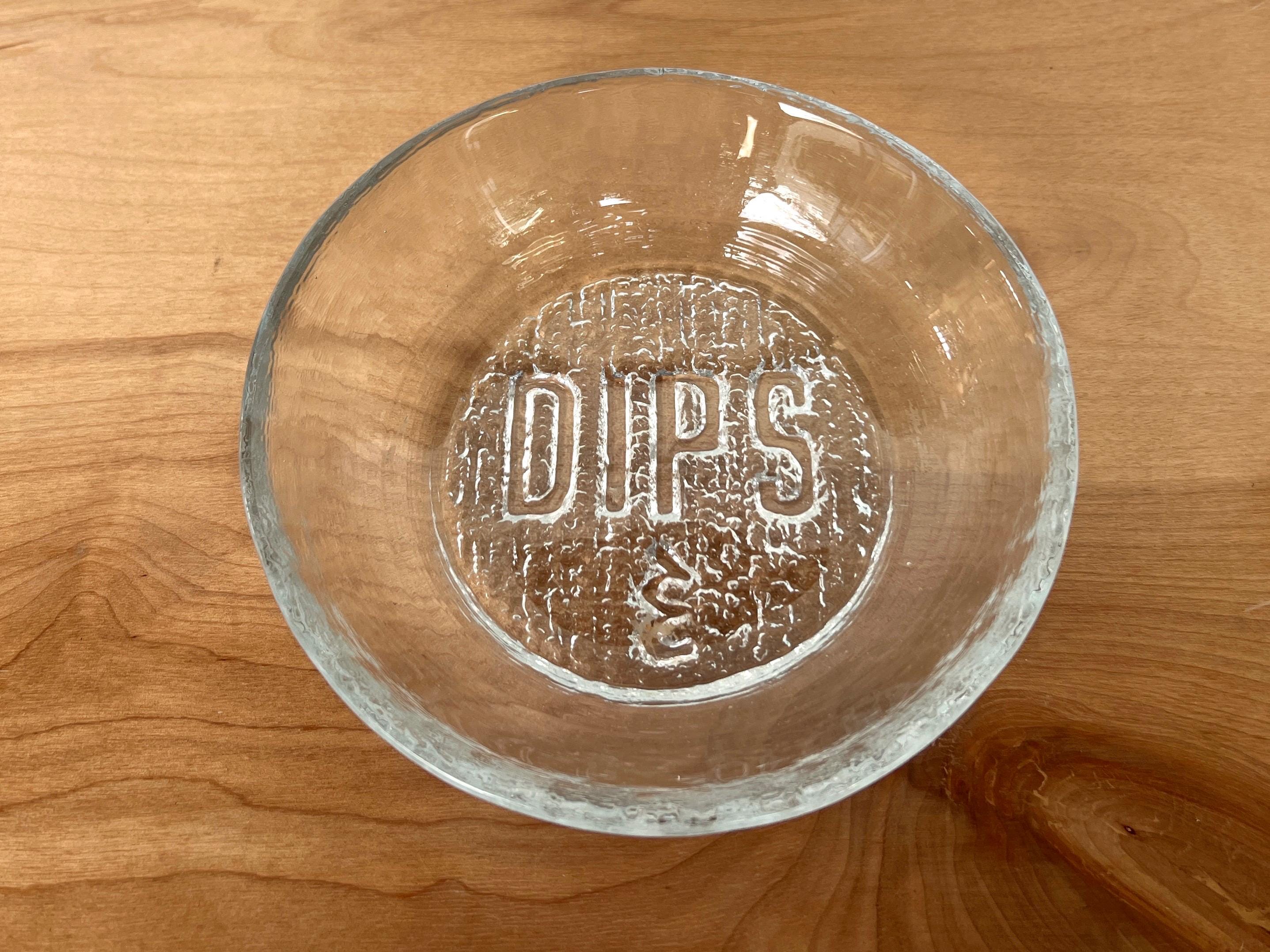 Vintage Blenko Art Glass 'dips' Bowl - Etsy