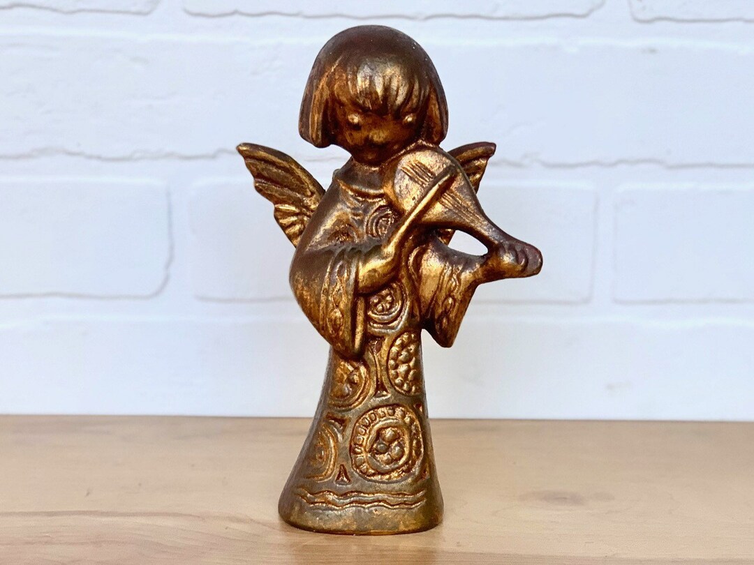 Vintage Ceramic Angel Candle Holder Etsy