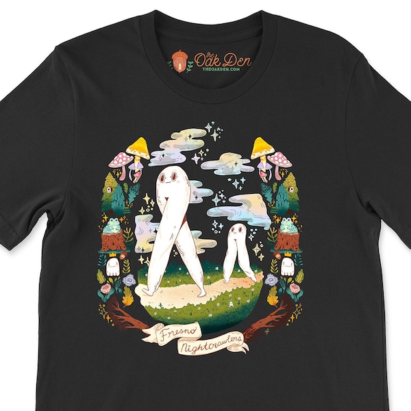 Fresno Nightcrawler - Cryptid Portraits - Short-Sleeve Unisex T-Shirt - Size inclusive cryptozoology t-shirt