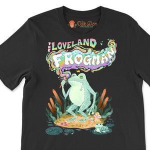 Loveland Frogman - cryptid Short-Sleeve Unisex T-Shirt - Size inclusive cryptozoology t-shirt