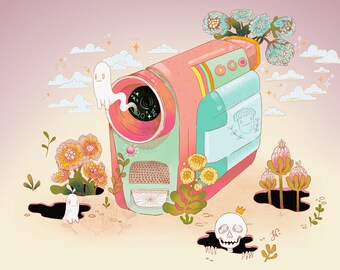 Caméscope - Impression artistique