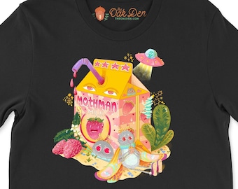 Mothman Milk - Cryptid Candies unisexe - t-shirt taille inclusive