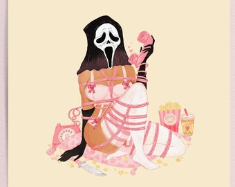 Pin-up Ghostface Movie Night - Impression artistique