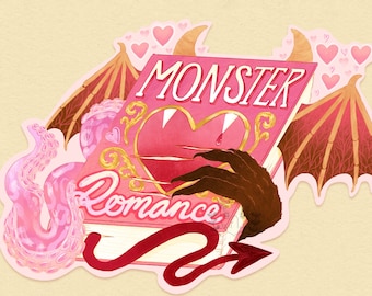 Monster Romance - Vinyl Book Sticker