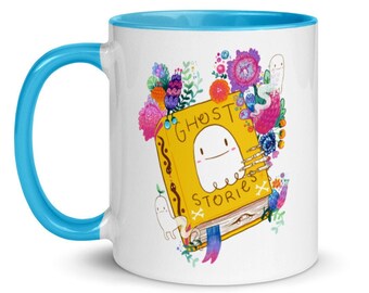 Ghost Stories Illustrated Ceramic Mug with colour inside