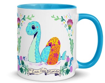 The Lochness Monster - Cryptid 11oz Mug with Color Inside