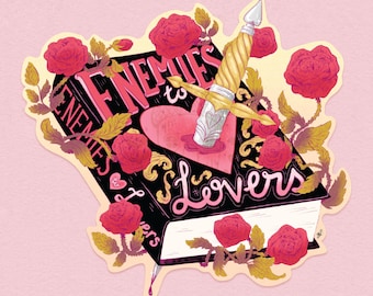 Enemies to Lovers- Vinyl Sticker - The Oak Den