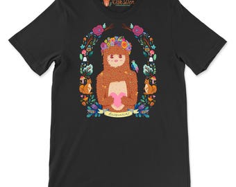 Sasquatch - Cryptid Short-Sleeve Unisex T-Shirt - Size inclusive bigfoot t-shirt