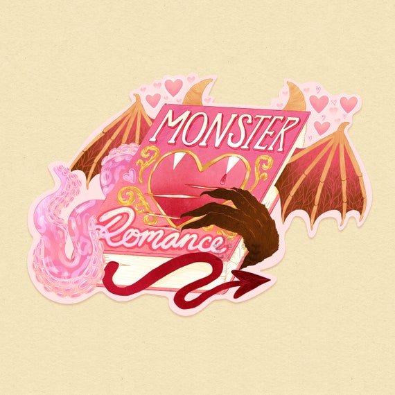 Monster Romance - Vinyl Book Sticker