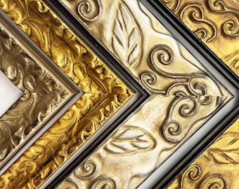 Gold Silver Antique Style Picture Frame Ornate Baroque Embossed Scroll Leaf Design Elegant Wedding Home Decor 4x6 5x7 8x10 11x14 16x20 18x24