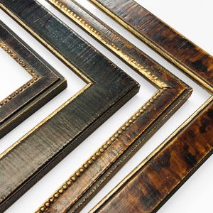 Traditional Brown Tortoise Shell Finish Picture Frames  Antique Vintage Distressed Elegant Eclectic Diploma Wedding 4x6 5x7 8x10 11x14 16x20
