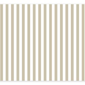 May include: A rectangular, rounded-cornered object with a vertical stripe pattern. Alternating stripes of white and a light tan color create a simple, clean design. The pattern is evenly spaced and covers the entire surface.
