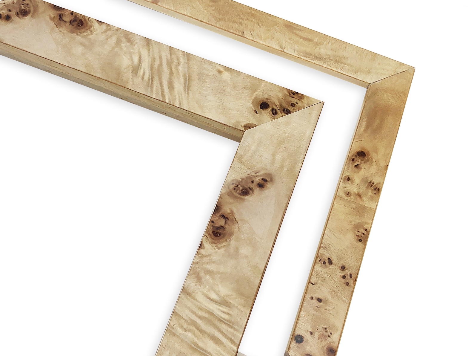 Blonde Burl Wood Picture Frames 9x12