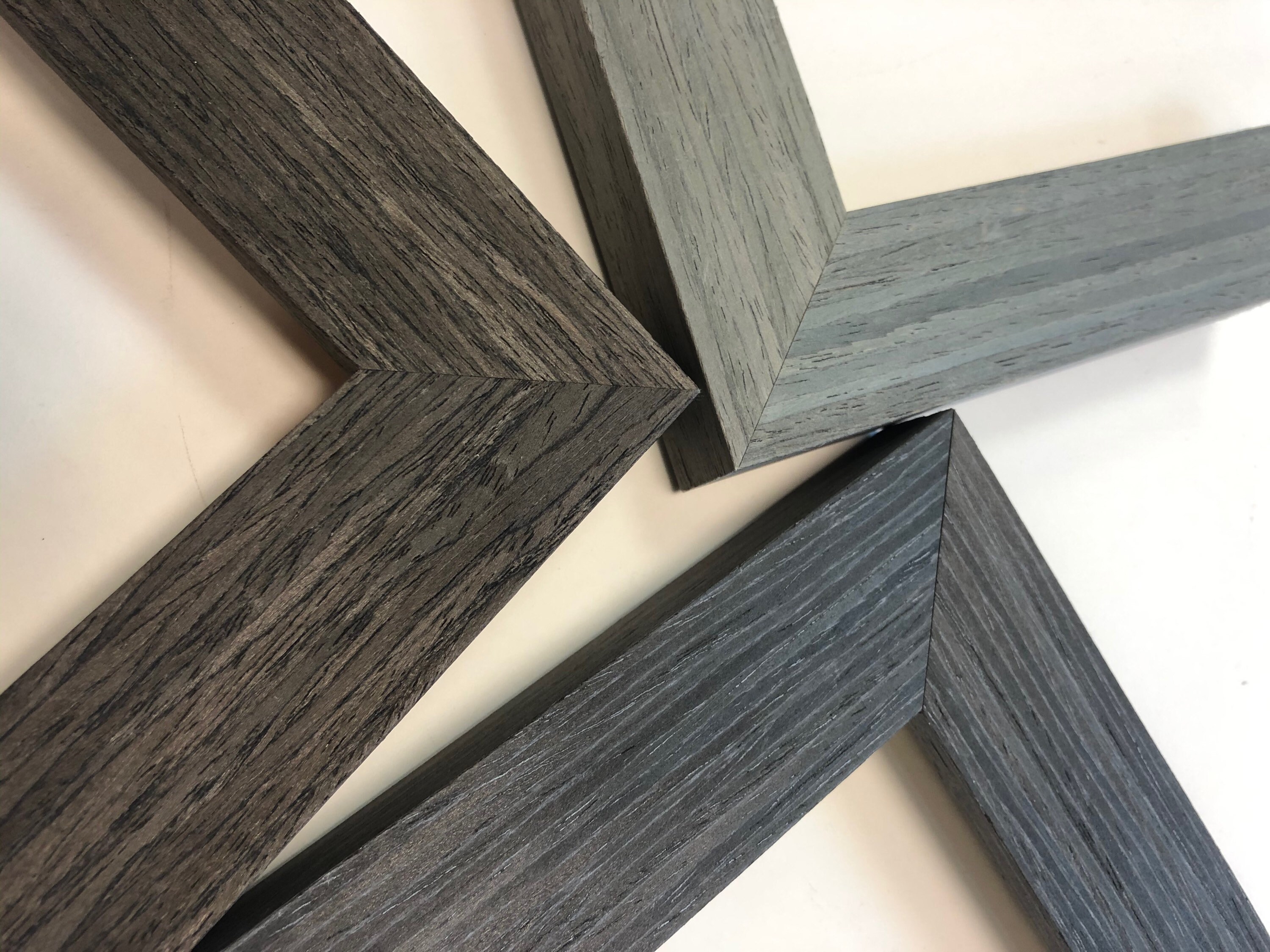 Modern Contemporary Stained Wood Gallery Picture Frame Brown Etsy