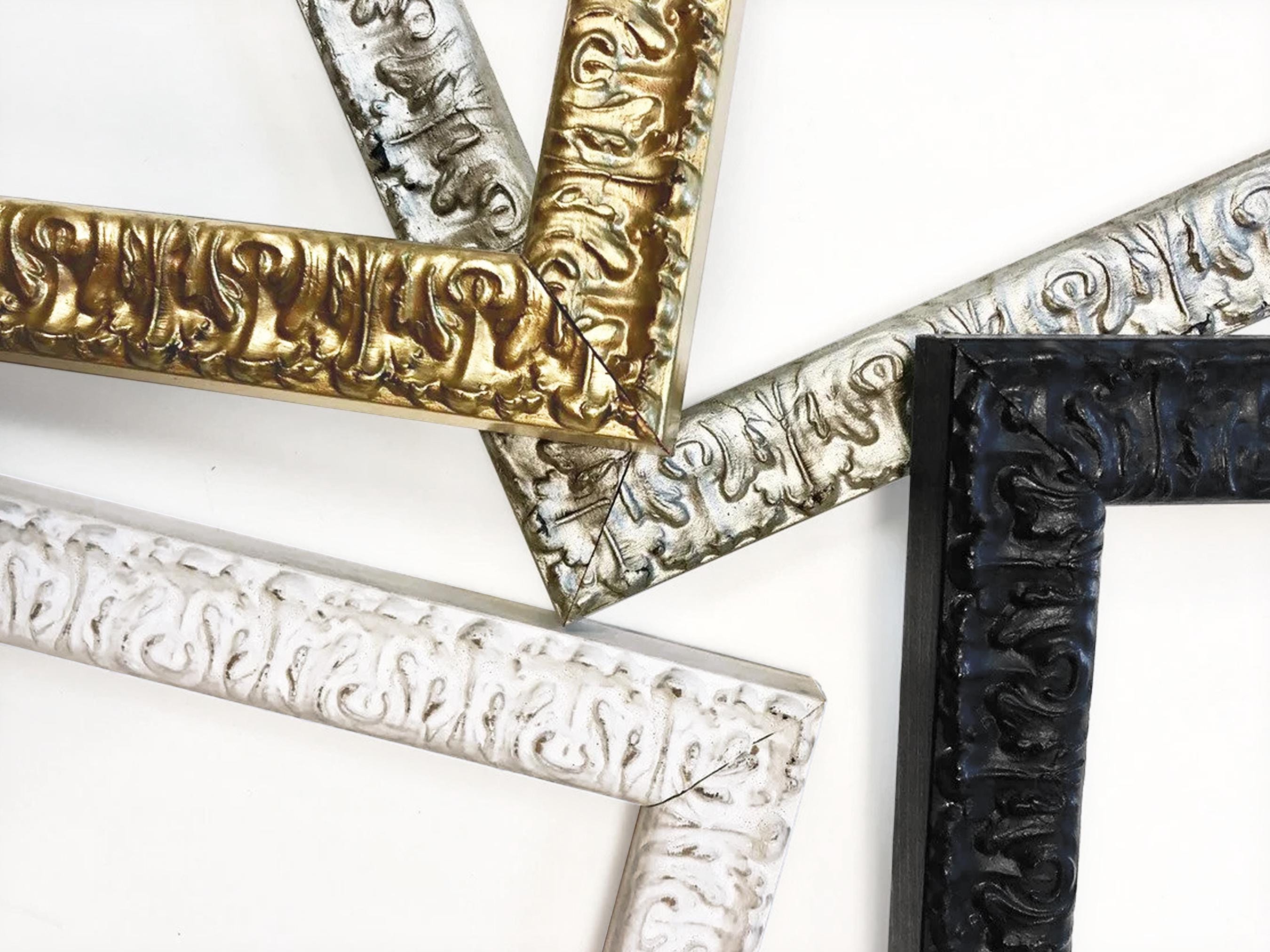 Vintage Ornate Frame Traditional Beautiful Classic Unique Gold Silver Black 4x6 5x7 8x10 11x14 16x20 18x24 Nouveau Botanical Wedding Gift